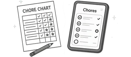Printable vs Digital Chore Charts: Which Actually Sticks in 2025?